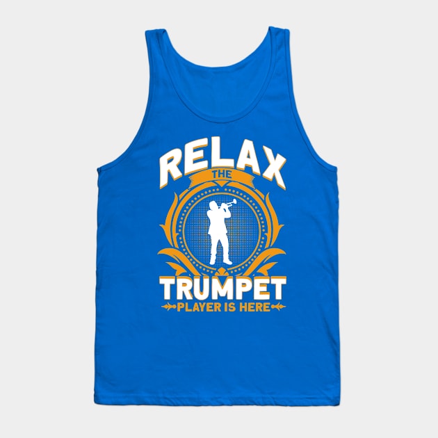 Musician Marching Band Trumpet Tank Top by Toeffishirts